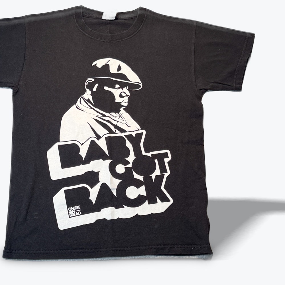 Vintage 90s Baby Got Back Rap Tee Sir Mix A Lot Style Cheese On Bread S